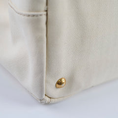 Prada Canapa Canvas Tote Bag
