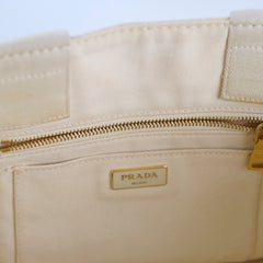 Prada Canapa Canvas Tote Bag