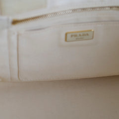 Prada Canapa Canvas Tote Bag