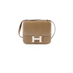 Hermes Constance Mini 18 Etoupe Y Stamp
