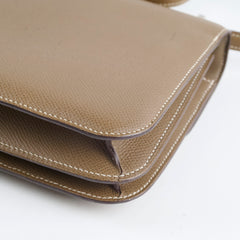 Hermes Constance Mini 18 Etoupe Y Stamp