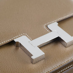 Hermes Constance Mini 18 Etoupe Y Stamp
