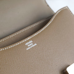 Hermes Constance Mini 18 Etoupe Y Stamp