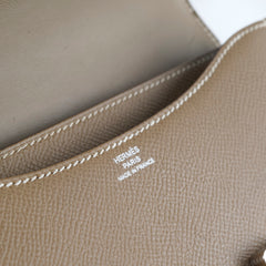 Hermes Constance Mini 18 Etoupe Y Stamp