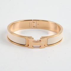 Hermes Clic H Bracelet GM Cream