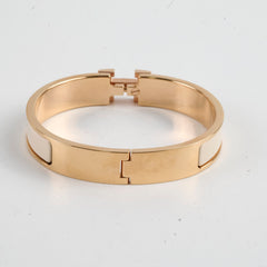 Hermes Clic H Bracelet GM Cream