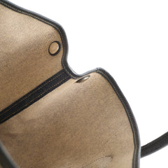 Hermes Garden Party 36 Coated Canvas Beige/Black
