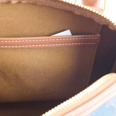 Celine Small Boston Bag in Triomphe Canvas