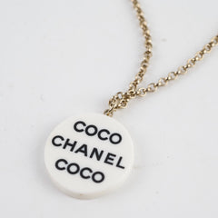 Chanel Coco Round Pendant Necklace