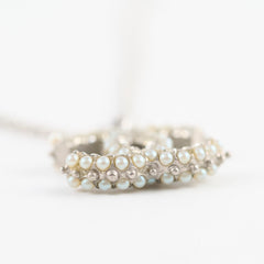 Chanel CC Logo Pearl Pendant Necklace