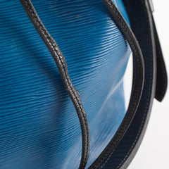 Louis Vuitton Noe Bucket Blue Epi