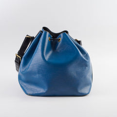 Louis Vuitton Noe Bucket Blue Epi