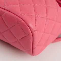 Chanel Caviar Small Urban Spirit Backpack Pink Microchipped 2024