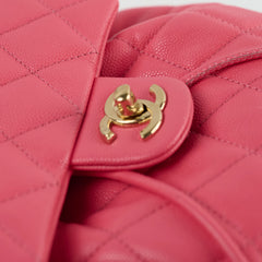 Chanel Caviar Small Urban Spirit Backpack Pink Microchipped 2024