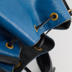 Louis Vuitton Noe Bucket Blue Epi