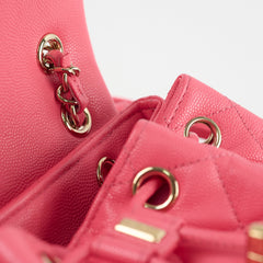 Chanel Caviar Small Urban Spirit Backpack Pink Microchipped 2024