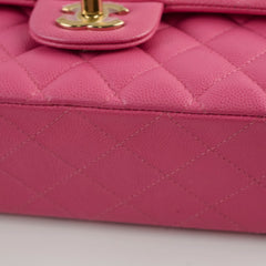 Chanel Classic Double Flap Medium Pink Caviar