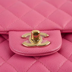 Chanel Classic Double Flap Medium Pink Caviar
