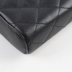 Chanel Caviar Vertical Vanity Case Black