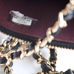 Chanel Caviar Vertical Vanity Case Black