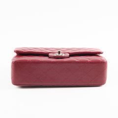 Chanel Medium M/L Caviar Classic Flap Red