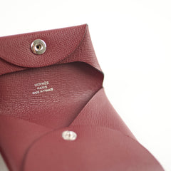 Hermes Bastia Coin Purse Madame Rouge H