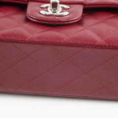 Chanel Medium M/L Caviar Classic Flap Red