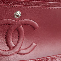 Chanel Medium M/L Caviar Classic Flap Red