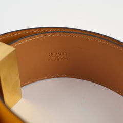 Hermes Collier De Chien CDC Belt Yellow Size 85