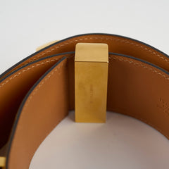 Hermes Collier De Chien CDC Belt Yellow Size 85