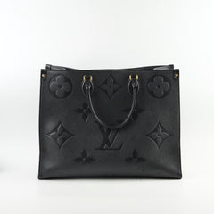 Louis Vuitton On The Go Tote GM Empriente Black