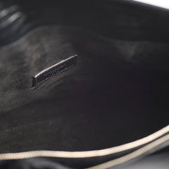 Saint Laurent Sac De Jour Croc Embossed Medium Black