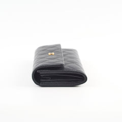 Chanel Caviar Long Wallet Black Series 20