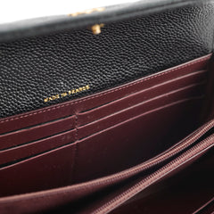 Chanel Caviar Long Wallet Black Series 20