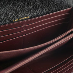 Chanel Caviar Long Wallet Black Series 20