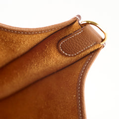 Hermes Evelyn 29 Clemence Gold Stamp Stamp B