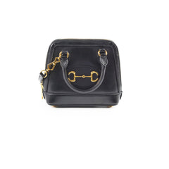 Gucci Mini Horsebit 1955 Top Handle Black