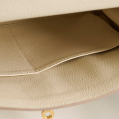 Hermes Kelly 28 Togo GHW Craie C Stamp