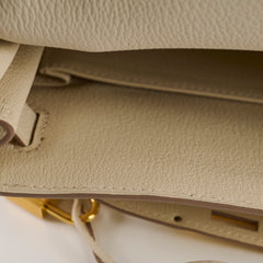 Hermes Kelly 28 Togo GHW Craie C Stamp