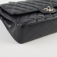 Chanel Medium Classic Flap Black Caviar SHW