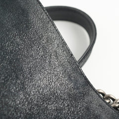 Chanel Square Boy Bag Nubuck Suede/Leather Black