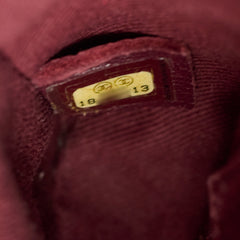 Chanel Square Boy Bag Nubuck Suede/Leather Black