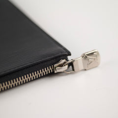 Louis Vuitton Epi Zip Pouch Black 27