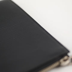 Louis Vuitton Epi Zip Pouch Black 27