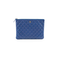 Chanel O Case Medium Blue