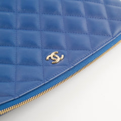 Chanel O Case Medium Blue