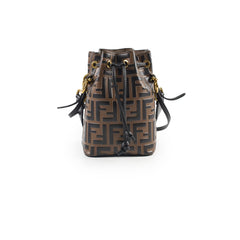 Fendi Mon Tresor Mini Brown Leather