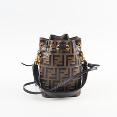 Fendi Mon Tresor Mini Brown Leather