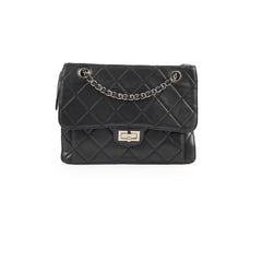 Chanel Paris Bombay Reissue Shoulder Bag Black