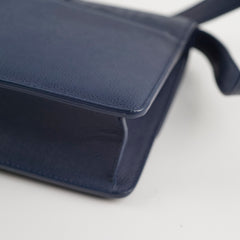 Christian Dior 30 Montaigne Bag Navy Leather